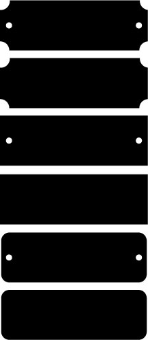Custom Black Brass Plate