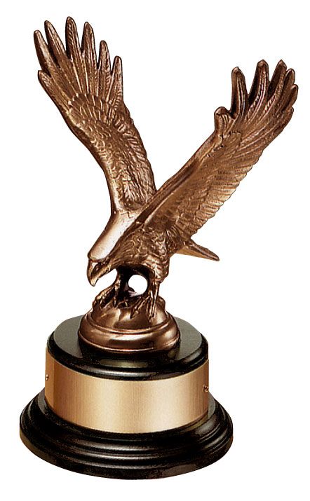Antique Bronze Eagle with Black base