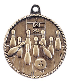 Bowling High Relief medal