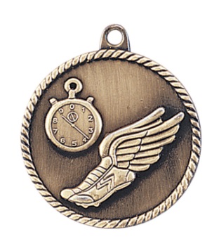 Track High Relief medal