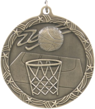Basketball Shooting Stars Medal