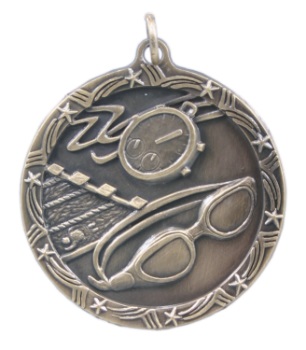 Swimming Shooting Stars Medal