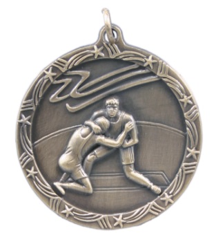 Wrestling Shooting Stars medal