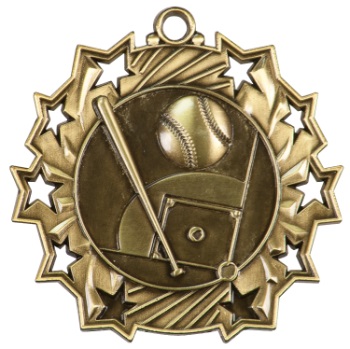 Baseball Ten Star Medal