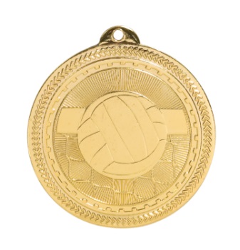 Volleyball Bright Medal
