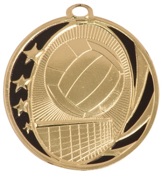 Volleyball Midnite Star Medal