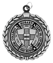 Custom Silver Medal with Laurel Wreath and Engraved Insert
