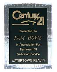 Acrylic Standing Plaque