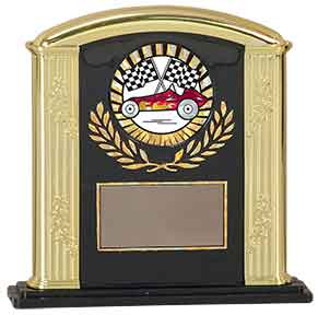 Roman Column Black Acrylic