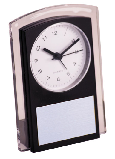 Black Promotional Clock