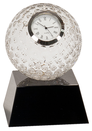 Golf Ball Crystal Clock