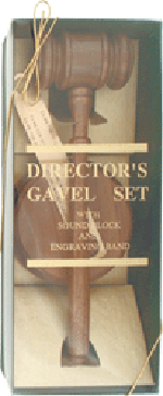 Director's Gavel Set