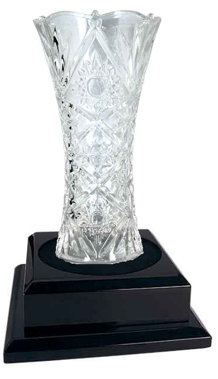 Crystal Vase with Optional Base