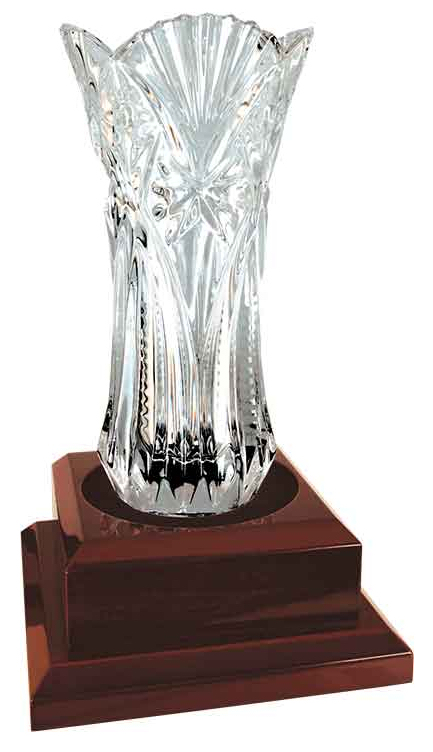 Crystal Vase with Optional Base