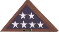 Triangle Flag Display Case