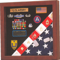 Rectangular Flag Display Case
