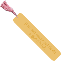 Gold Brass Bookmark
