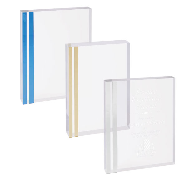Color Edge Rectangle Acrylic