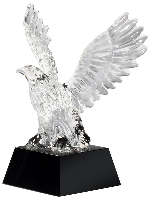 Crystal Eagle on Black Crystal base