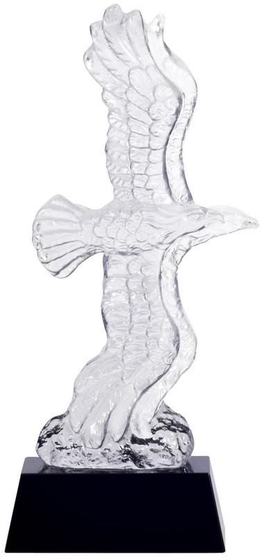 Crystal Eagle on Black Crystal base