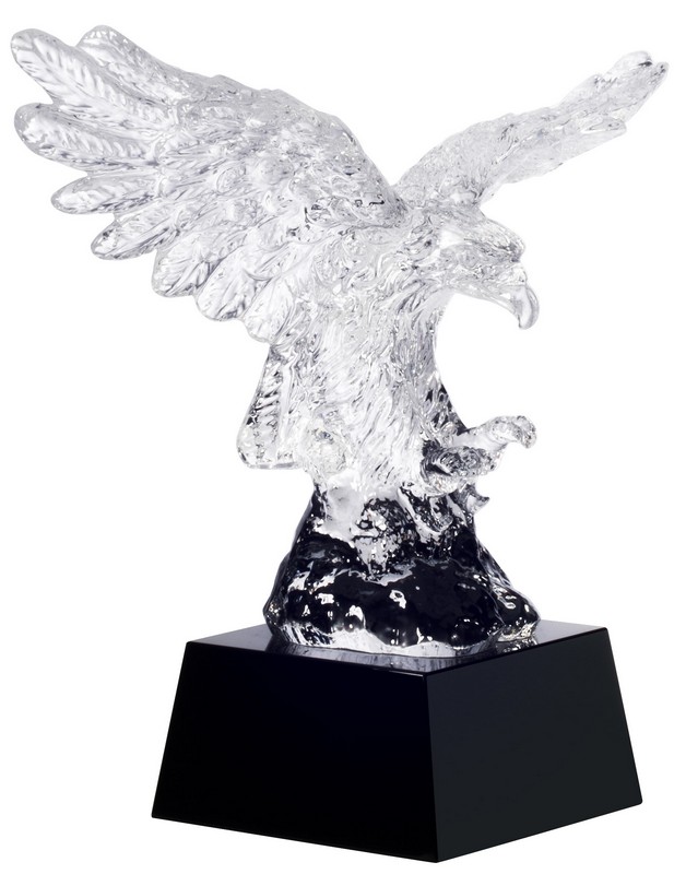 Crystal Eagle on Black Crystal base