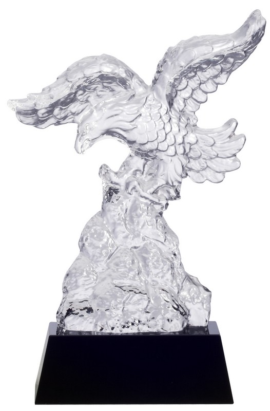 Crystal Eagle on Black Crystal base