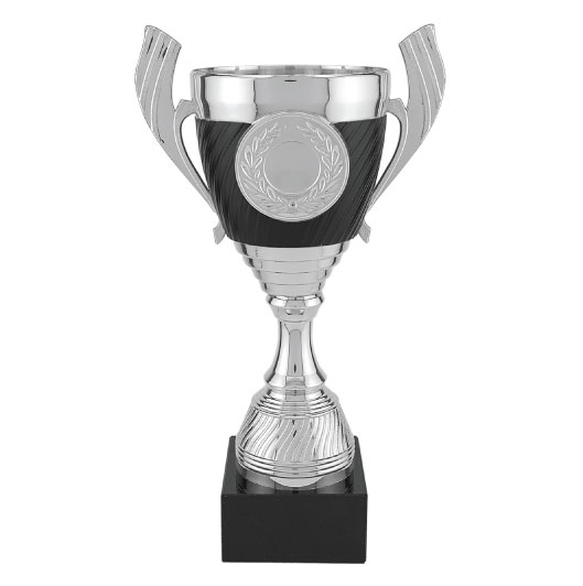Silver Metal Cup on Black Marble Base