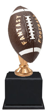 Football on Black Finish Base