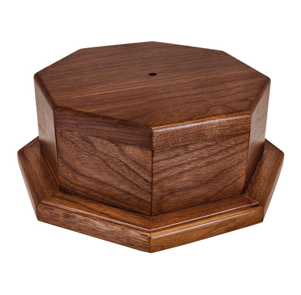 Walnut Trophy Base