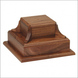 Walnut Trophy Base - 2 Tier