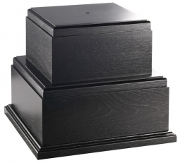 Black Trophy Base - 2 Tier