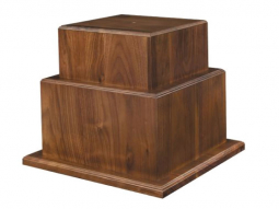 Walnut Trophy Base - 2 Tier