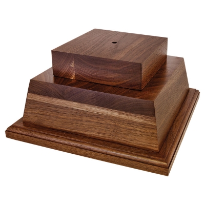 Genuine Wood Veneer Trophy Base Various Sizes 
