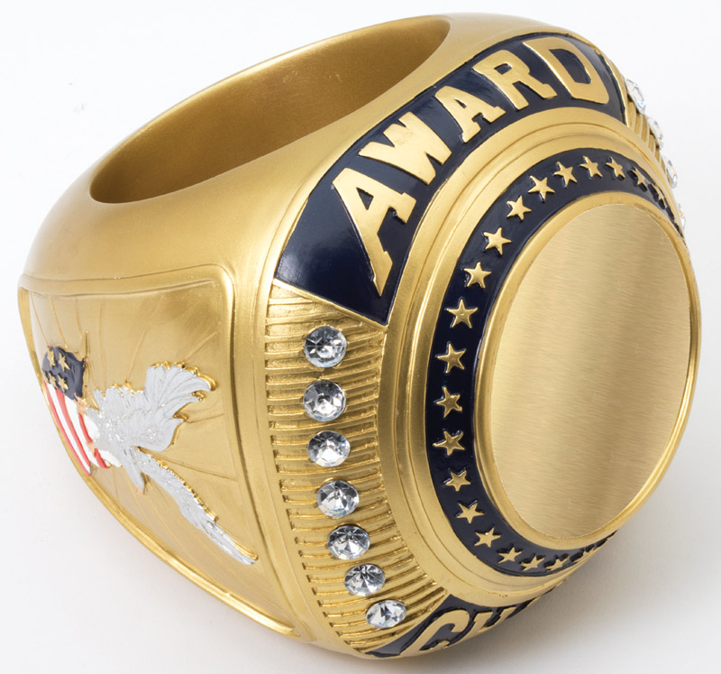 Gold Resin Championship Ring