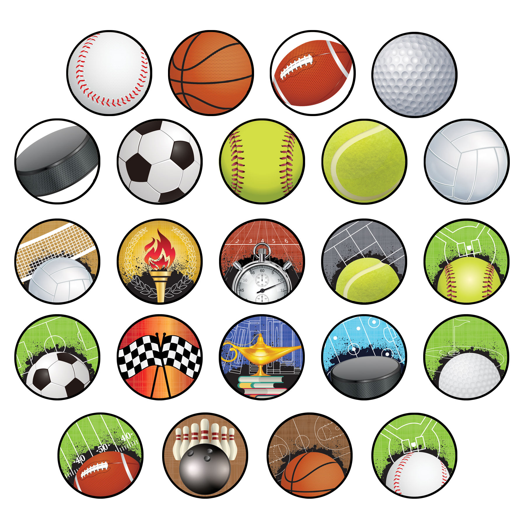 Sport Balls and Theme Mylar Inserts