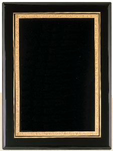 Black piano finish with black plate