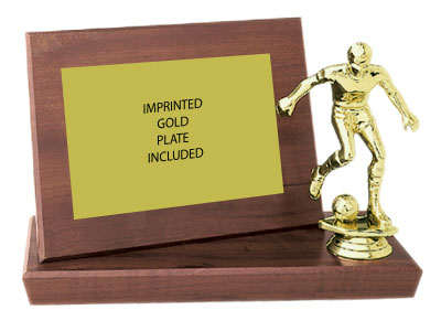 Small Horizontal Stand Up Plaque with figure