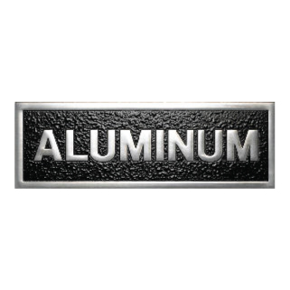 Cast Aluminum Plaque Polished