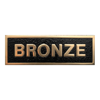 Bronze Cast Plaque Polished