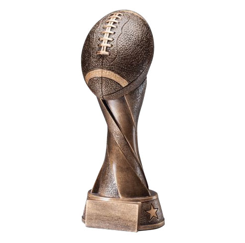 Bronze Resin Football Award