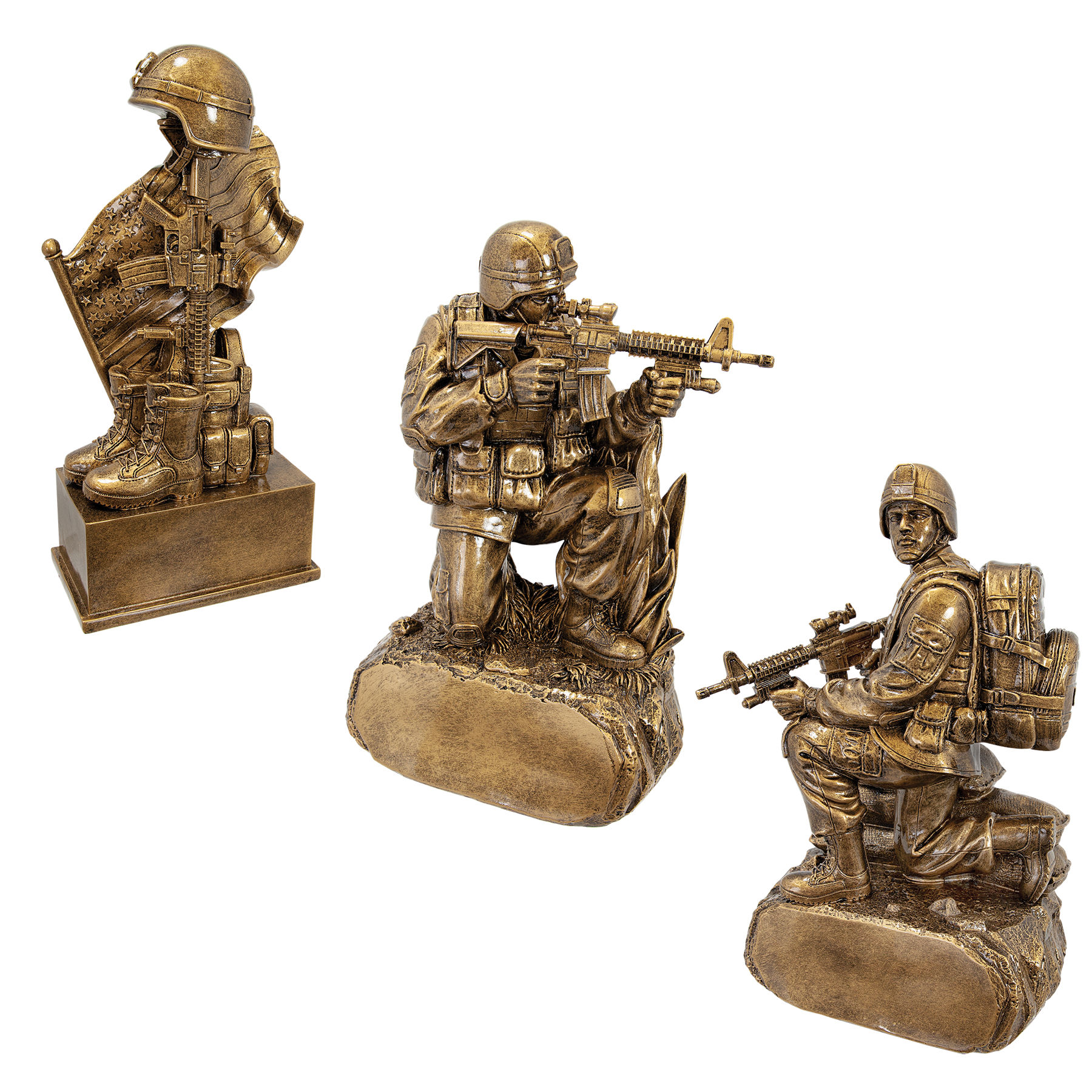 military resin figures