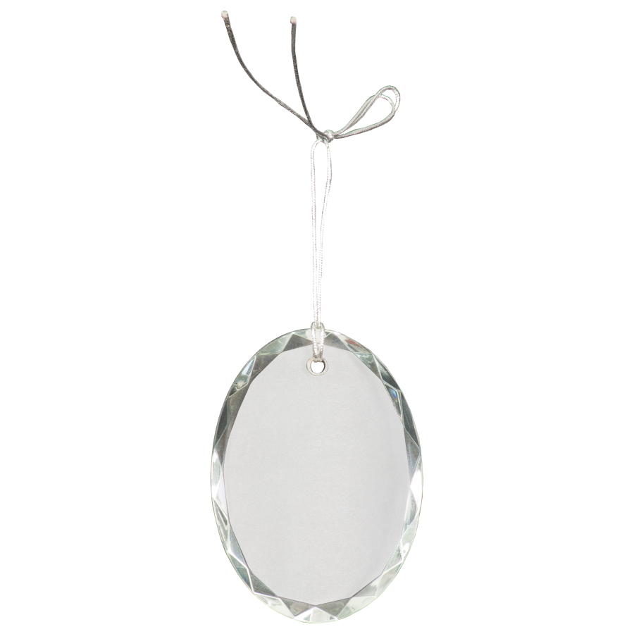Oval Crystal Ornament